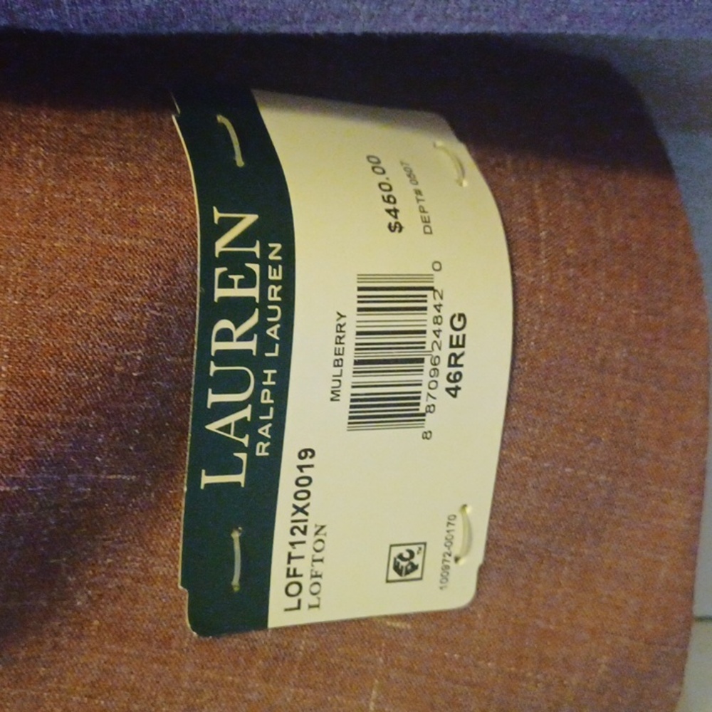 Men's Lauren Ralph Lauren Mulberry Suit - Picture 7 of 12